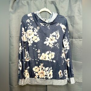 Floral Lightweight Hoodie